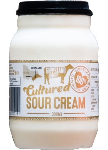Gippsland Jersey Sour Cream 300mL