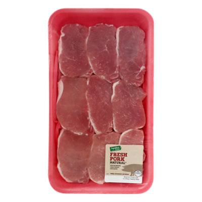 Signature Farms Fres Pork Center Cut Chops Boneless Value pack