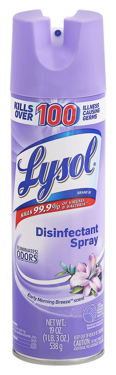 Lysol Early Morning Breeze Scent Disinfectant Spray