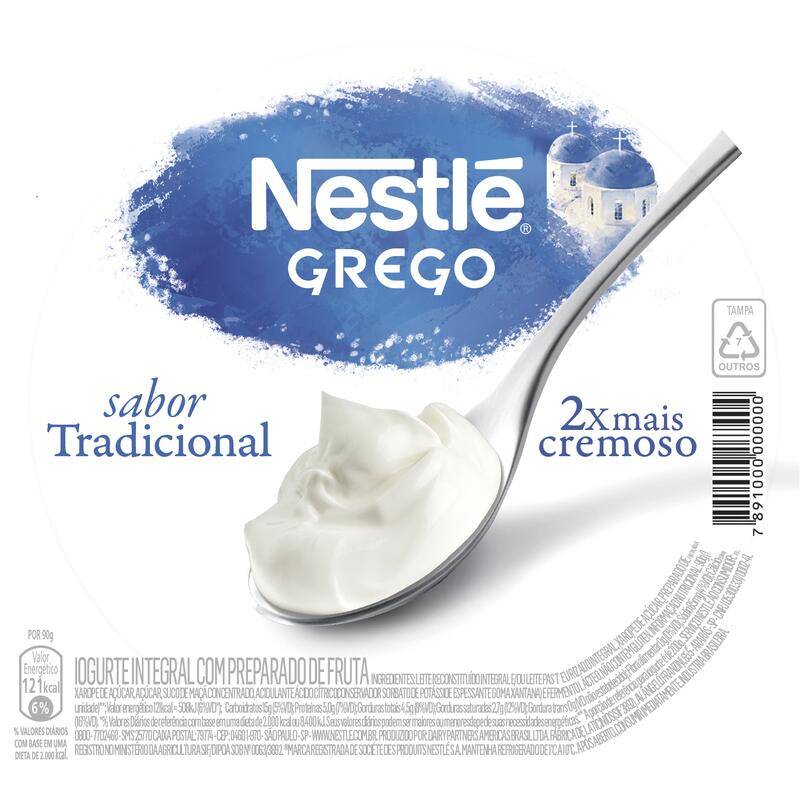 Nestlé iogurte grego sabor tradicional (90 g)