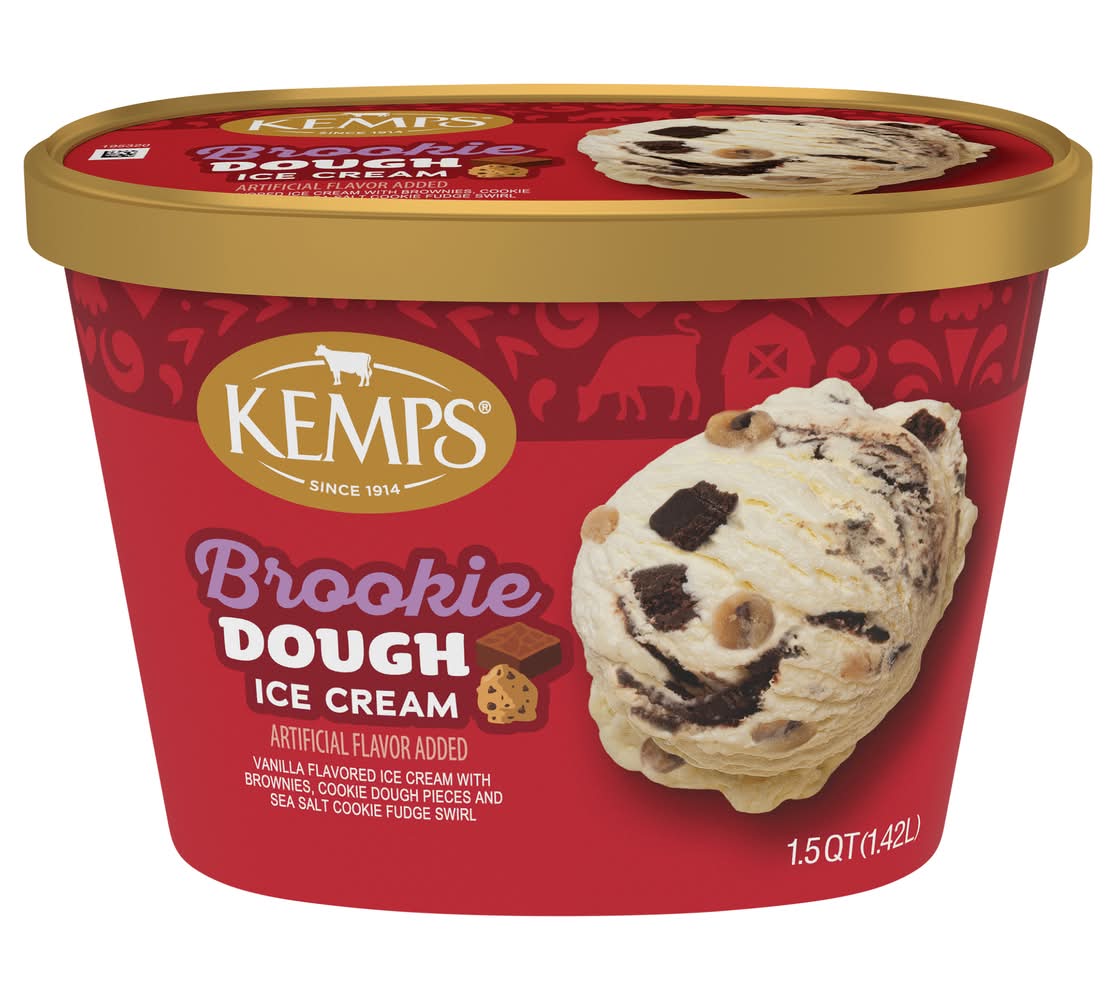 Kemps Brownies & Cookie Dough Ice Cream (48 oz)