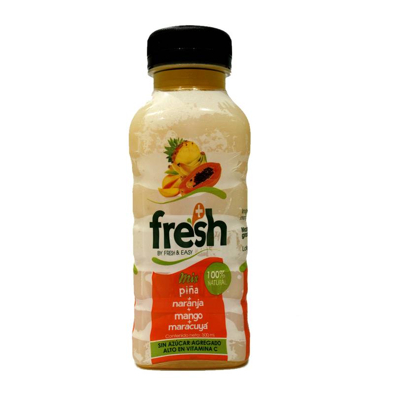 Batido Fresh Piña-Maracuyá-Naranja-Mango Botella 300 ml