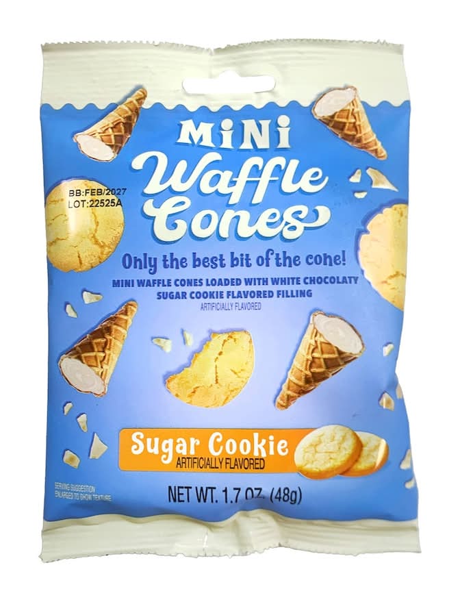 Mini Sugar Cookie Flavored Waffle Cones, 1-ct.