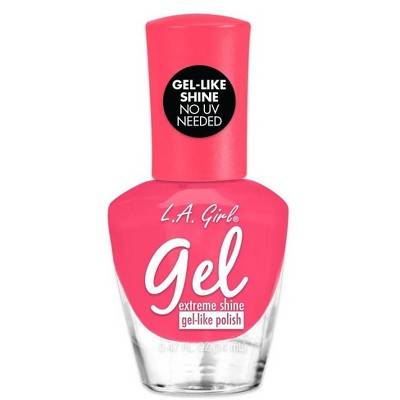 L.A. Girl Gel Nail Polish, Pink (0.47 fl oz)