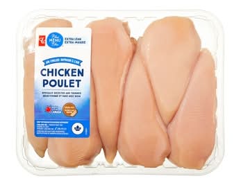PC Blue Menu Extra Lean Boneless Skinless Chicken Breasts 1.41 KG