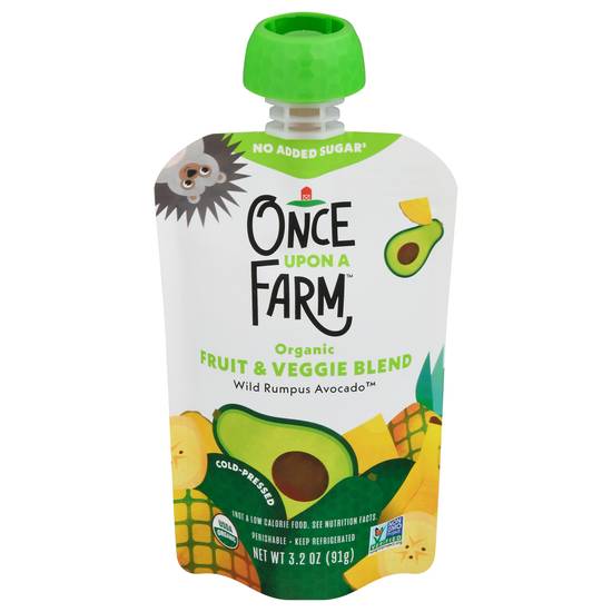 Once Upon a Farm Organic Wild Fruit & Veggie Blend (avocado rumpus)