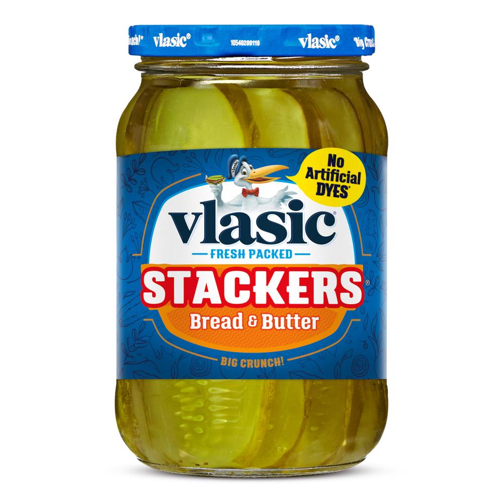 Vlasic Stackers Pickles (bread-butter)