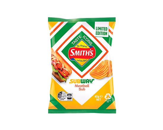 Smith's Meatball Sub Crinkle Cut Chips 45g