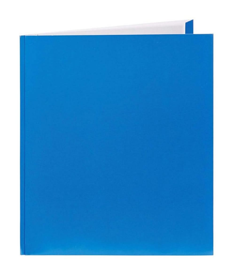 Office Hub 2-Pocket Gloss Folder With Prongs Assorted