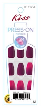 Kiss® Press-On Manicure 24-Pack Purple