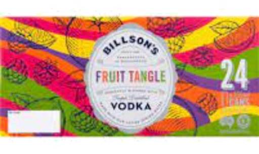 Billsons Vodka Fruit Tangle 355ml (4 Pack)