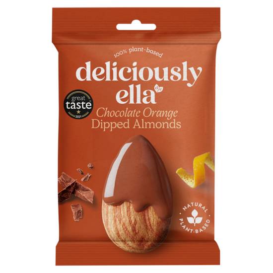 Deliciously Ella Dipped Almonds (chocolate orange)