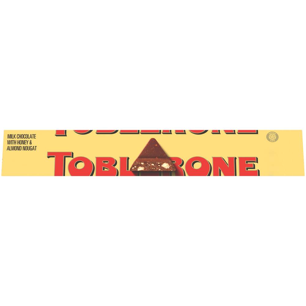 Toblerone Honey & Almond Nougat Swiss Milk Chocolate (3.52 oz)