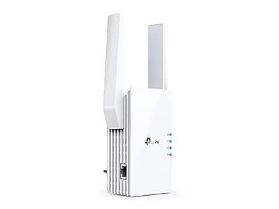 TP-LINK AX1800 RE605X Dual Band 2.4/5GHz Wireless and Ethernet Extender, Wall-Plug, White (RE605X)