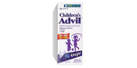Advil Children's Dye Free Grape Syrup