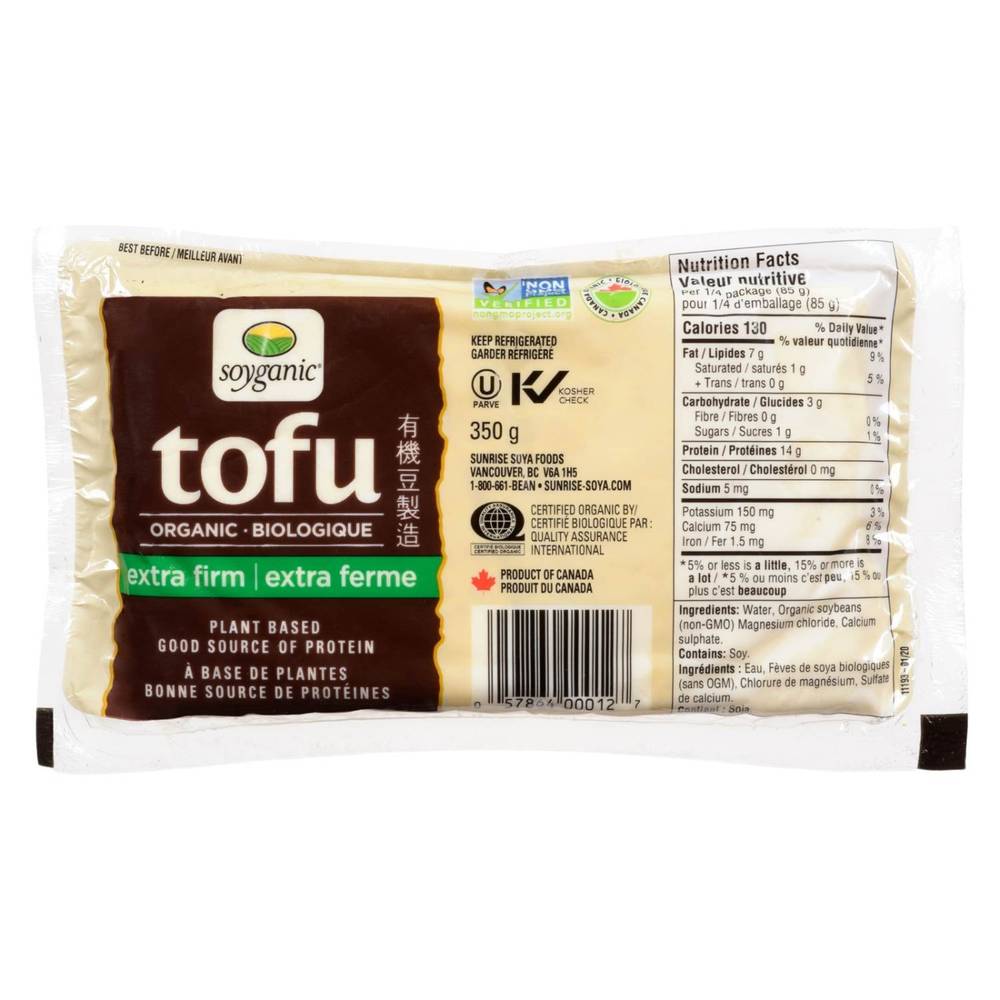 Soyganic Extra Firm Tofu (350 g)