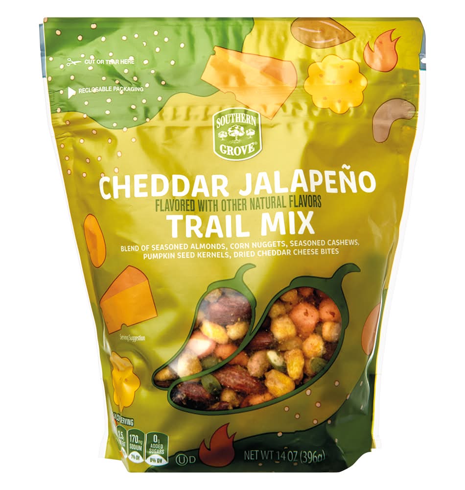 Southern Grove Trail Mix, Cheddar Jalapeno (14 oz)
