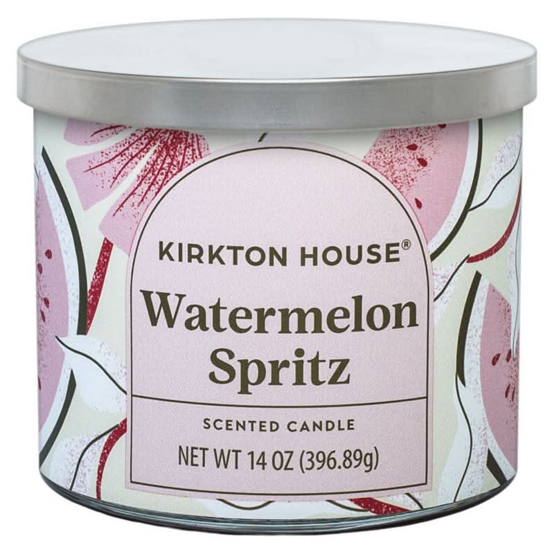 Kirkton House 3 Wick Scented Candle, Watermelon Spritz (14 oz)