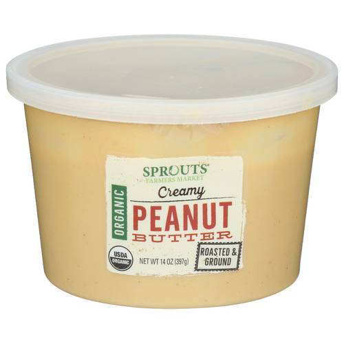 Sprouts Organic Creamy Peanut Butter