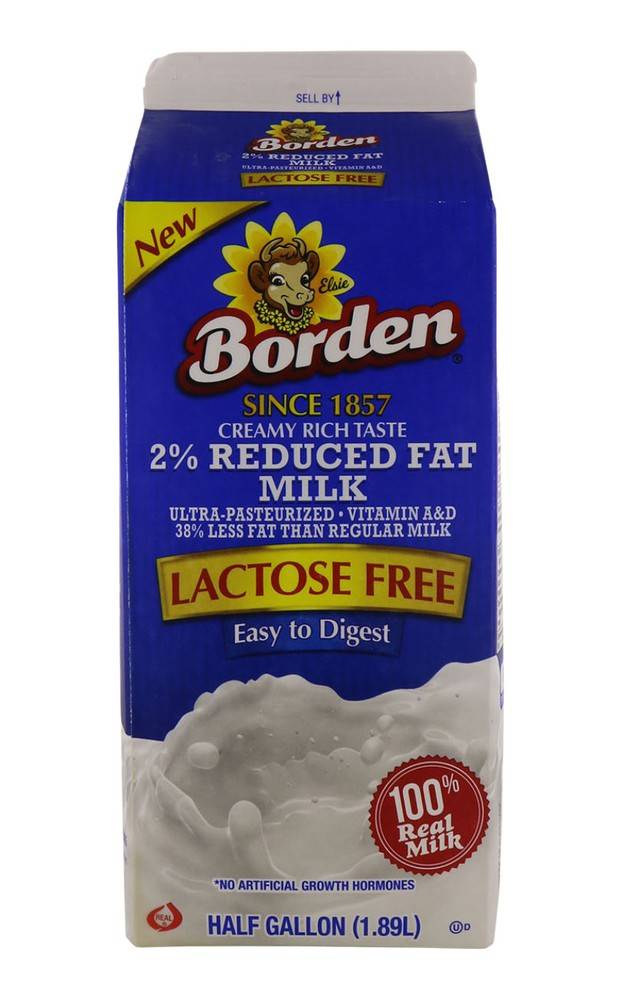 Borden Lactose Free 2% Reduced Fat Milk (4.17 lbs)