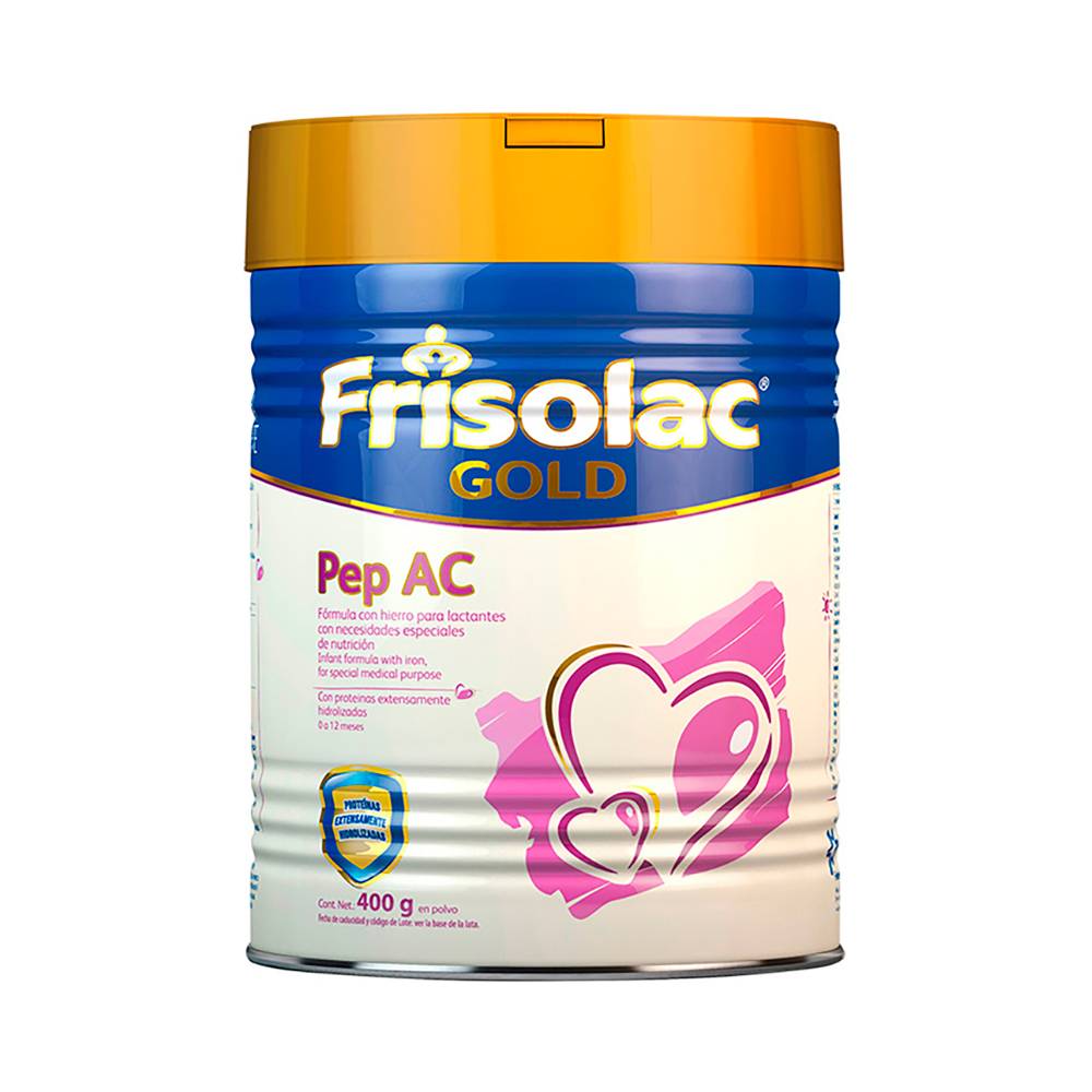 Frisolac fórmula para lactantes gold pep ac (lata 400 g)