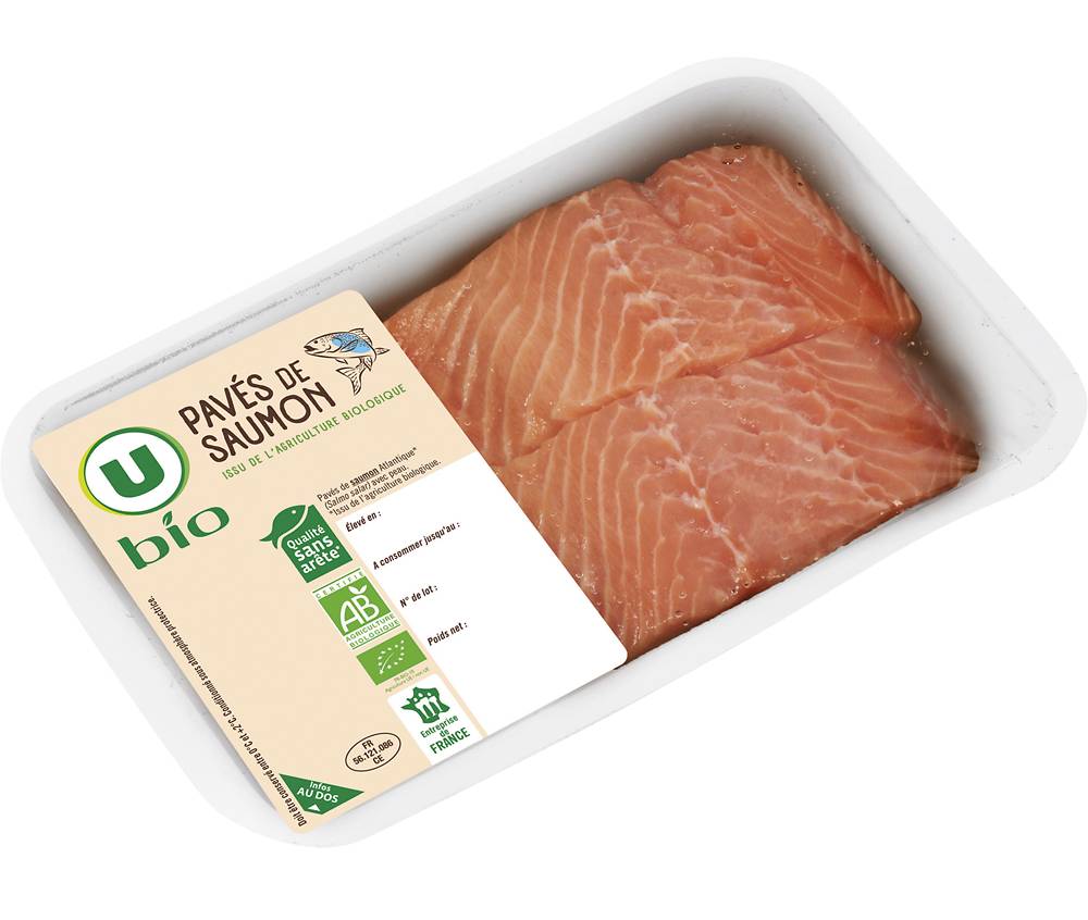U Bio - Pavé de saumon atlantique (2)