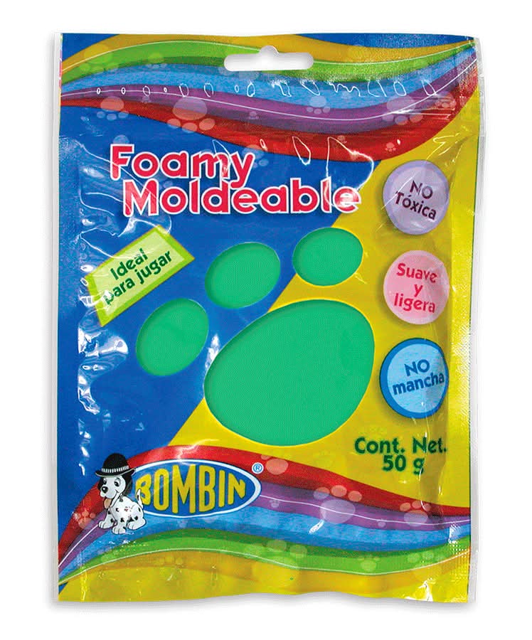Bombin · Foamy moldeable verde (50 g)