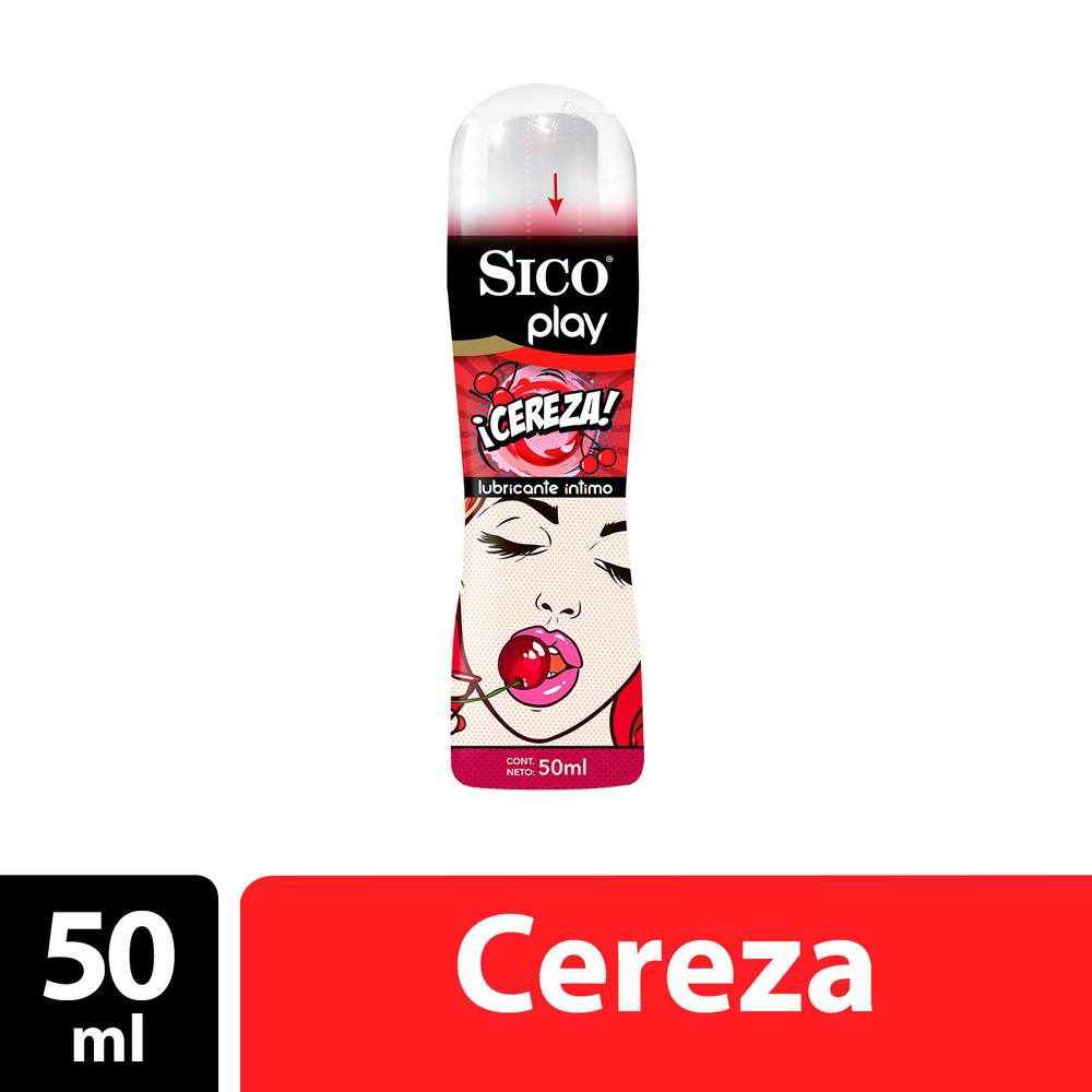 Sico · Lubricante íntimo play cereza (50 ml)