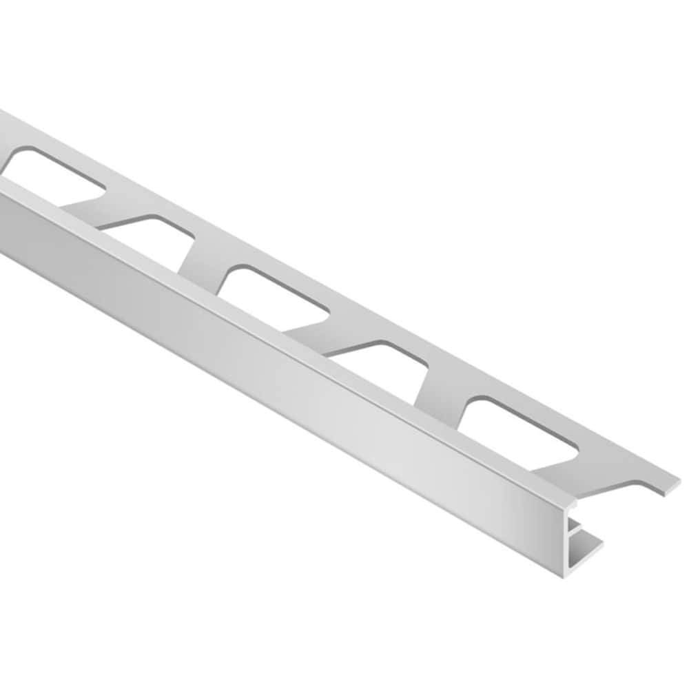 Schluter Systems Schiene 0.25-in W x 98.5-in L Satin Anodized Aluminum L-angle Tile Edge Trim | AE60