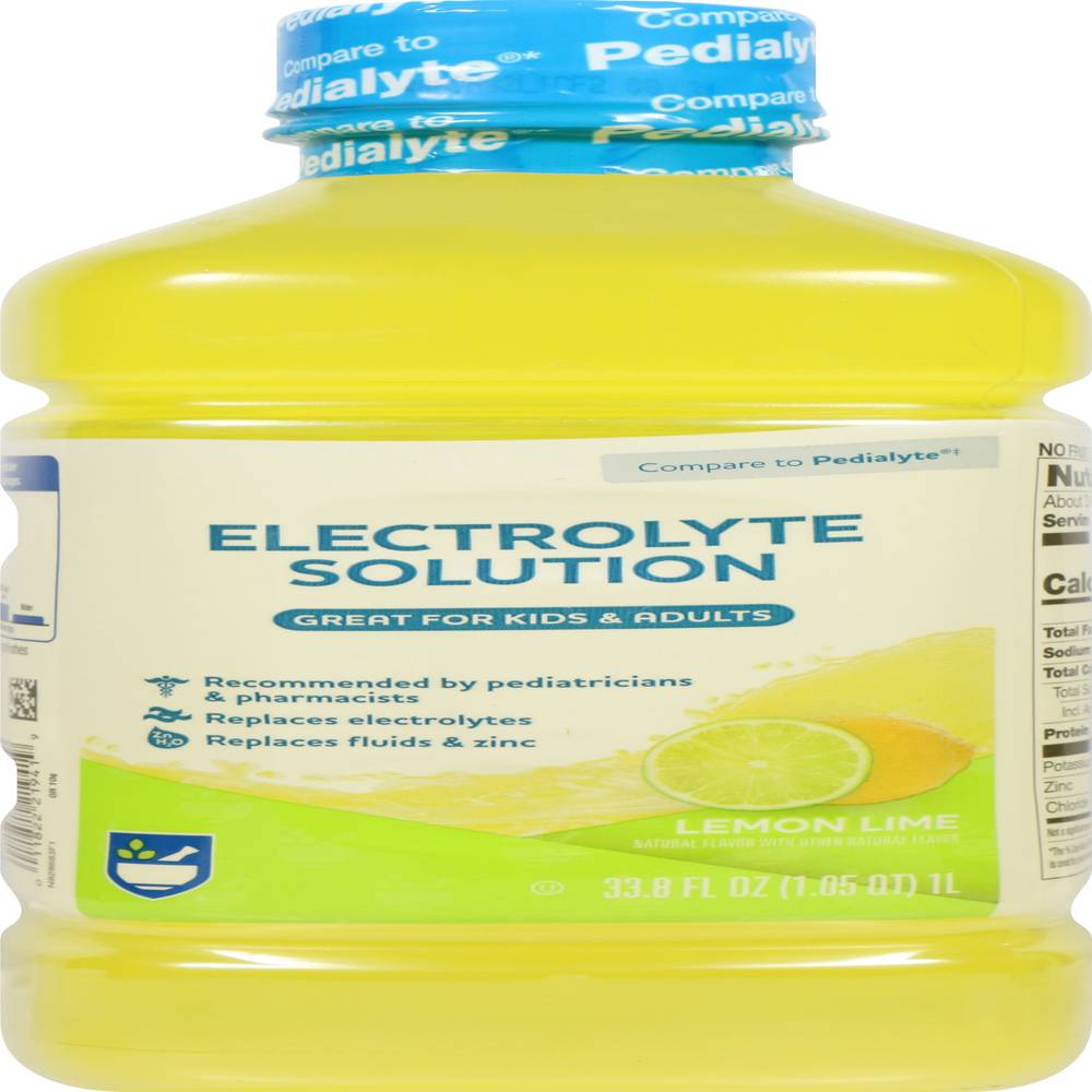 Rite Aid Electrolyte Solution (lemon lime, 33.8 fl oz)