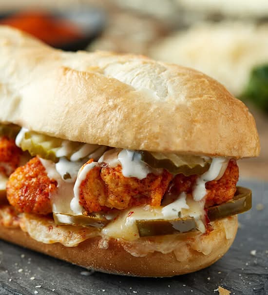 Hot Chicken Sub - Gluten Free Sub Bun