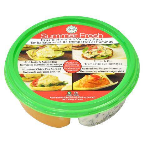 Summer Fresh Dips and Hummus Variety pack (400 g)