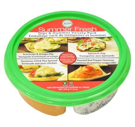 Summer Fresh Dips and Hummus Variety pack (400 g)