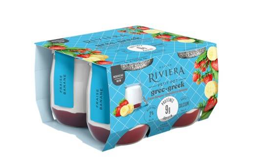 Maison Riviera Strawberry Banana Greek Yogurt (4 ct)