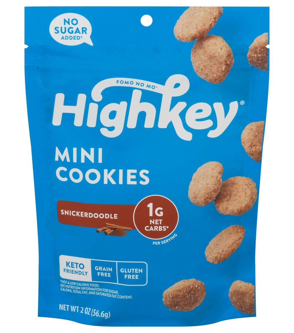 HighKey Snickerdoodle Flavored Mini Cookies (2 oz)