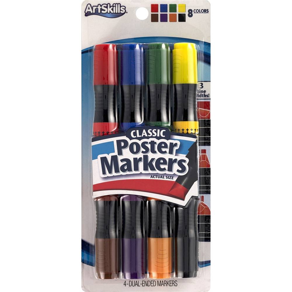 Art Skills Poster Markers