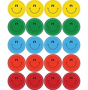 Carson-Dellosa Smiley Face Stickers, Assorted (120 ct)