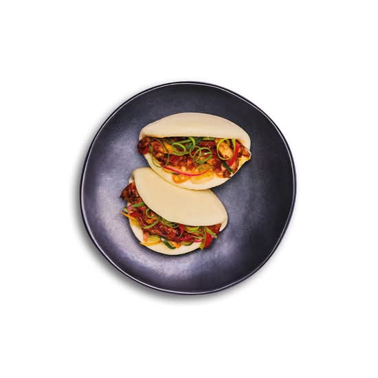 118. bao buns spicy teriyaki chicken