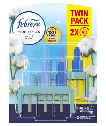 Febreze 3Volution Air Freshener Refill Cotton (2 pack)