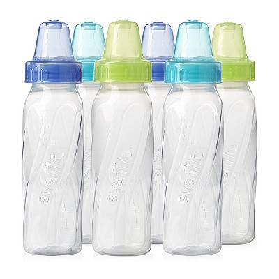 Evenflo Feeding Classic Clear Plastic Baby Bottles ( 6 ct )