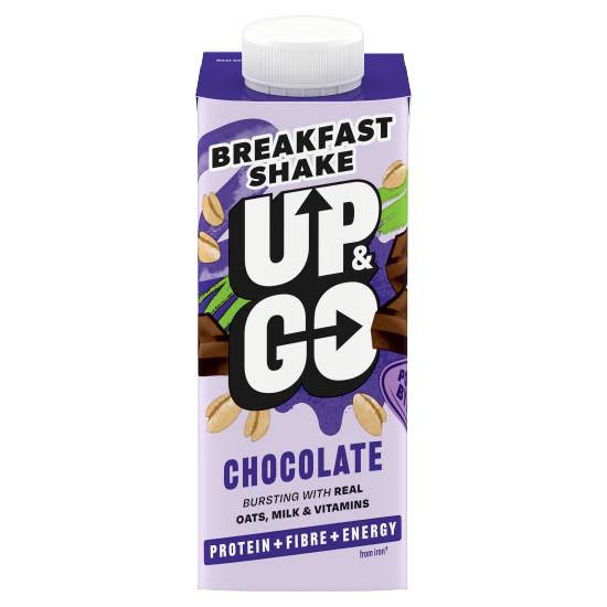 UP&GO Chocolate, Protein + Fibre + Energy Breakfast Shake (300ml)