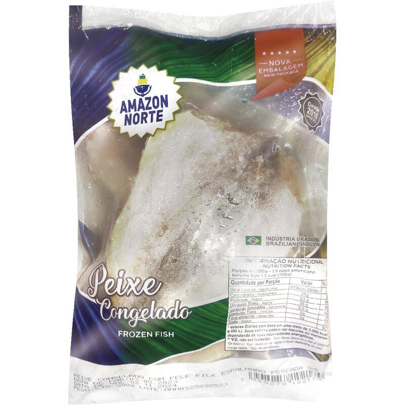 Amazon norte filé de pescada espalmada (500 g)