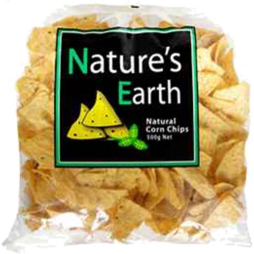 Nature's Earth Corn Chips Unsalted (500g)