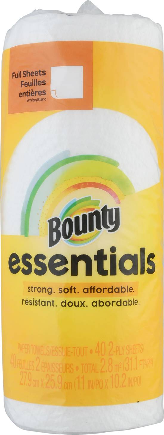 Bounty Essentials Basic Paper Towel Roll