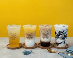 格子杯杯 鮮果茶 珍珠奶茶