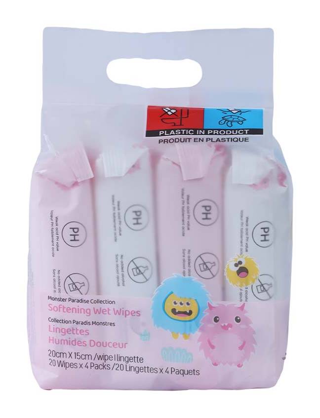 Miniso · Toallitas húmedas monster paradise