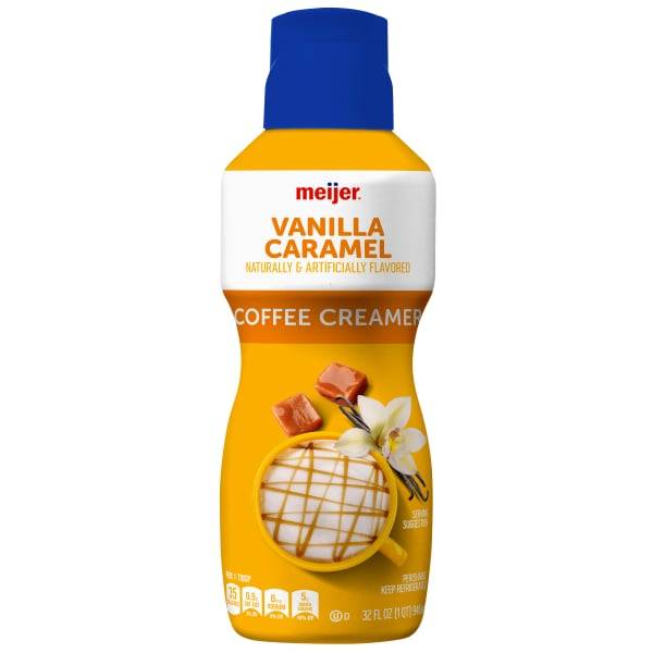 Meijer Vanilla Caramel Coffee Creamer (32 oz)