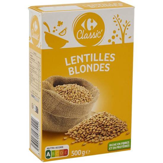 Carrefour Classic' - Lentilles blondes