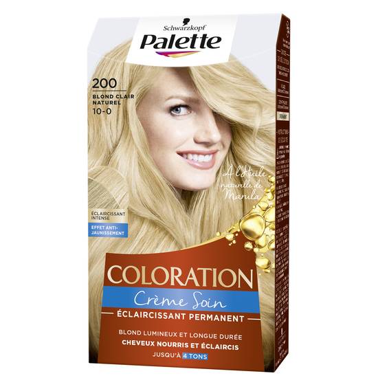 Schwarzkopf - Palette coloration permanente blond clair naturel