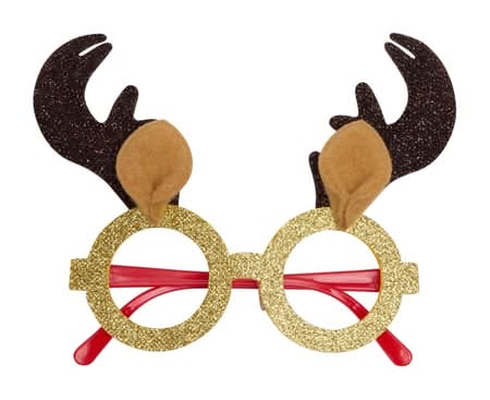 Christmas Novelty Glasses Reindeer Antlers